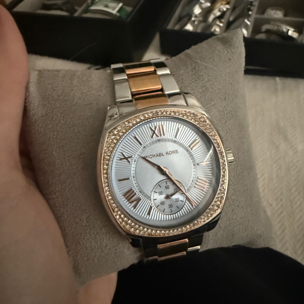 Michael Kors Two-Tone Silver and Gold Watch